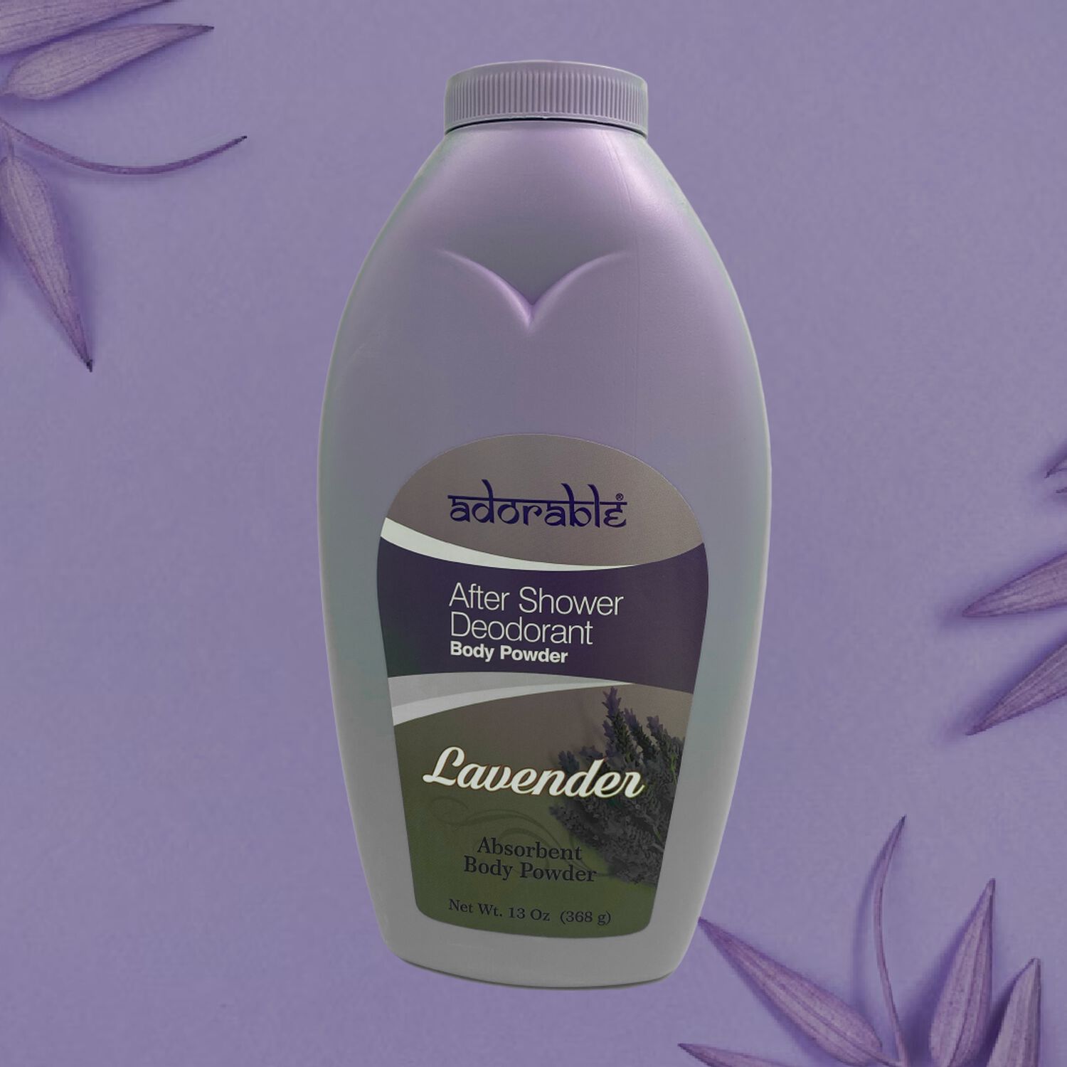 Adorable Talco After Shower Lavanda 368 Grs image number 2.0