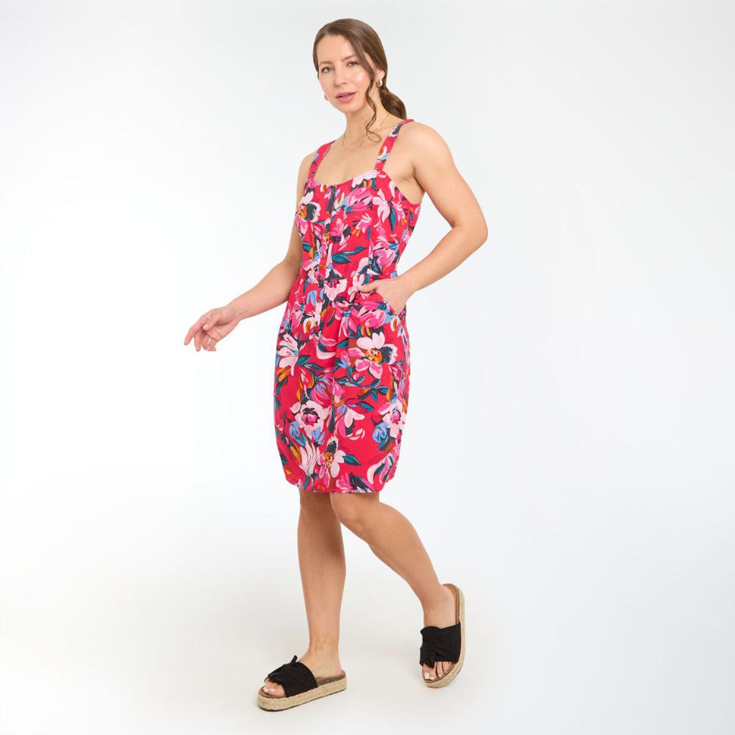 Vestido Print Pabilo Con Cierre En Espalda Mujer Geeps image number 2.0