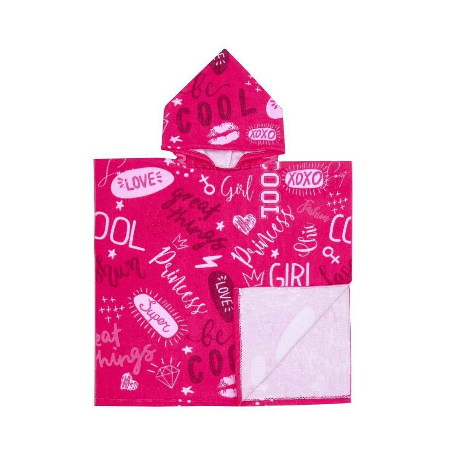 Toalla Playa Infantil + Lentes de Agua Casaideal Kids Princess / 60 X 120 Cm image number 4.0