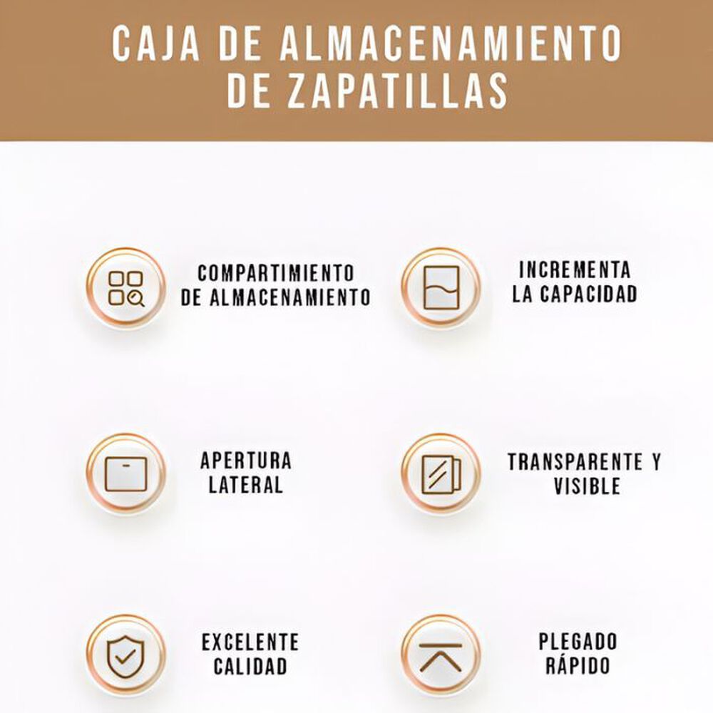 Zapatero Organizador Plegable De 6 Niveles image number 5.0