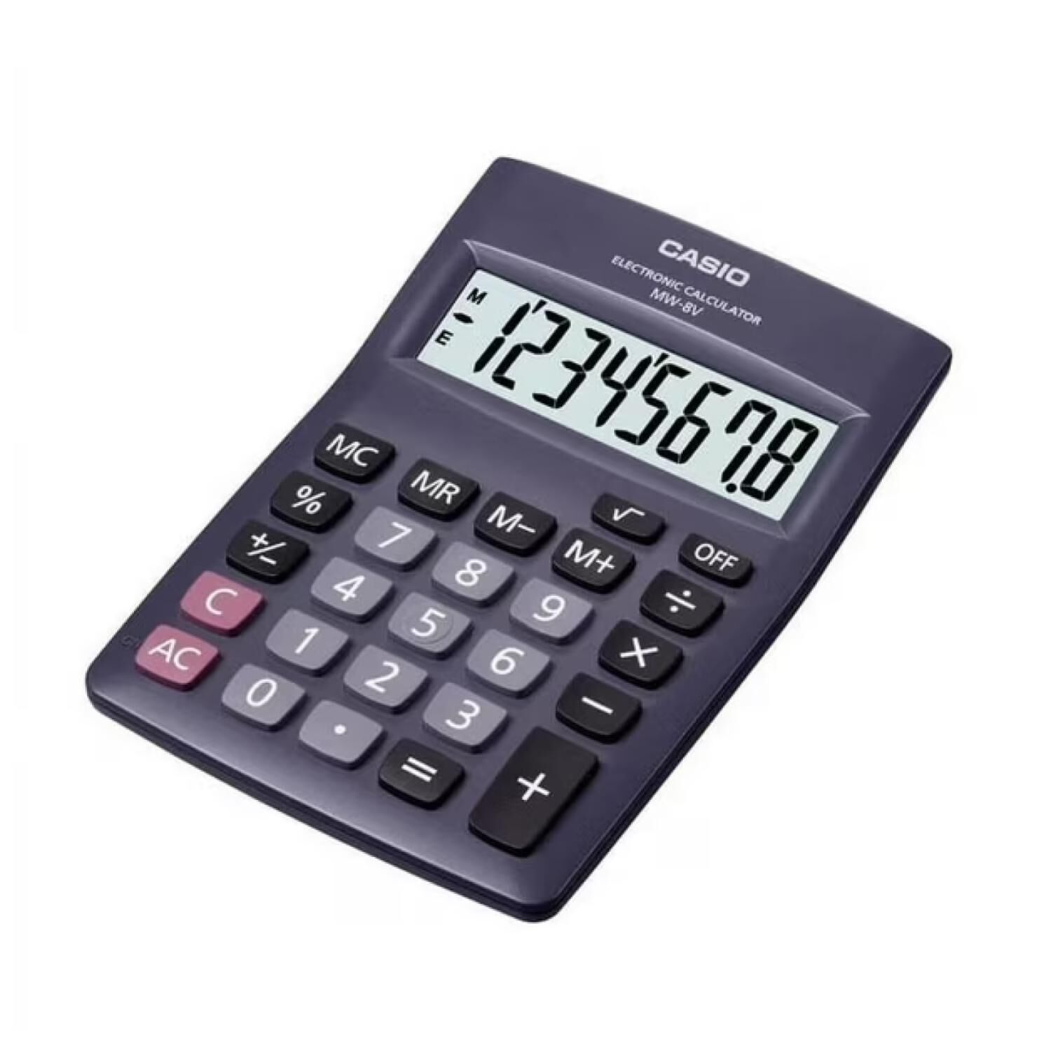 Calculadora De Escritorio 8 Digitos Negro Mw-8v-bk image number 1.0