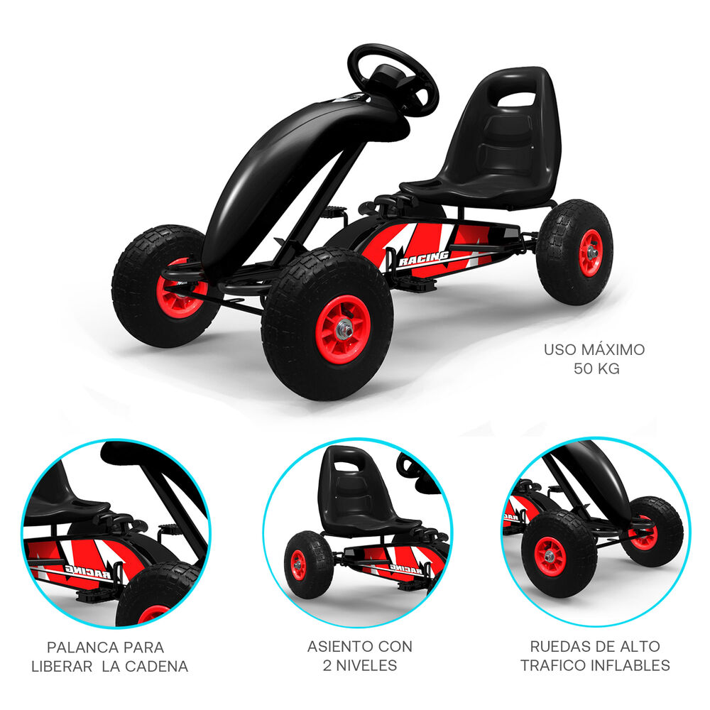 Gokart Racing 5080 Negro image number 5.0