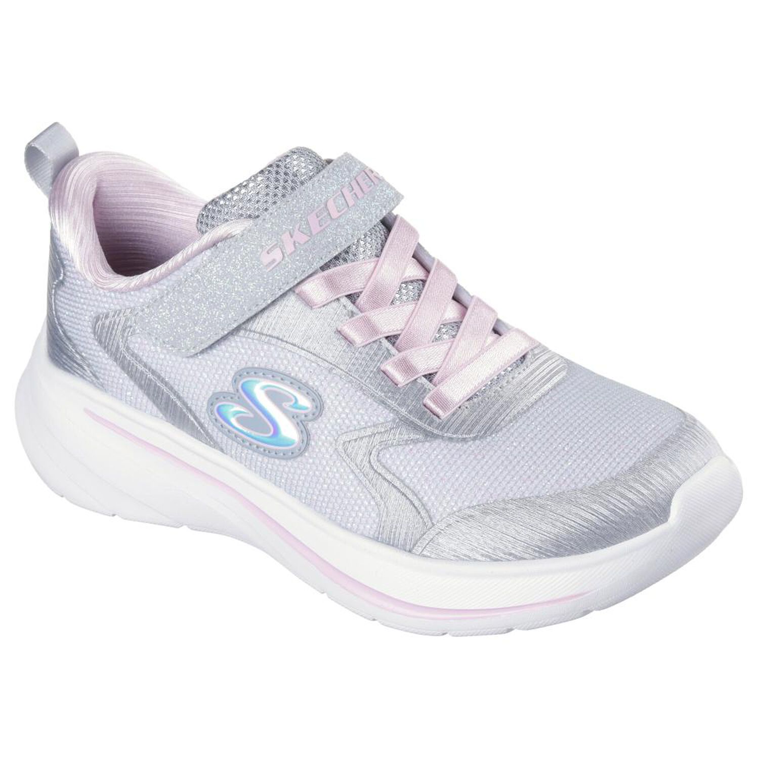 Zapatilla Infantil Ni&ntilde;a Skechers Wave 92 Ltgy image number 4.0