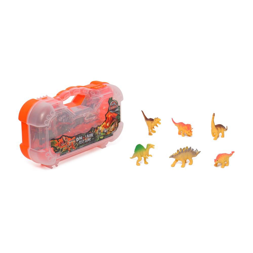 Remolque Con 6 Dino En Maleta Happy Line image number 6.0