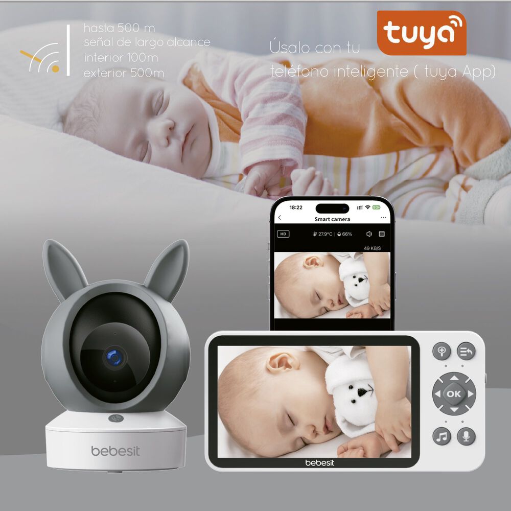 Monitor Camara 360 Smartguard Hf3.0 Wifi1080p Ruido+soporte image number 3.0