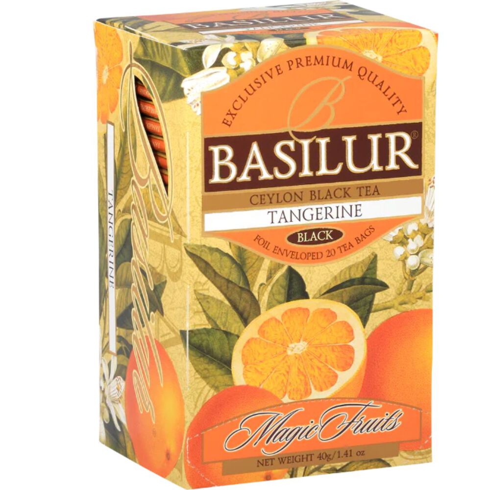 Te Negro Basilur Tangerine Caja 25 Bolsas image number 0.0