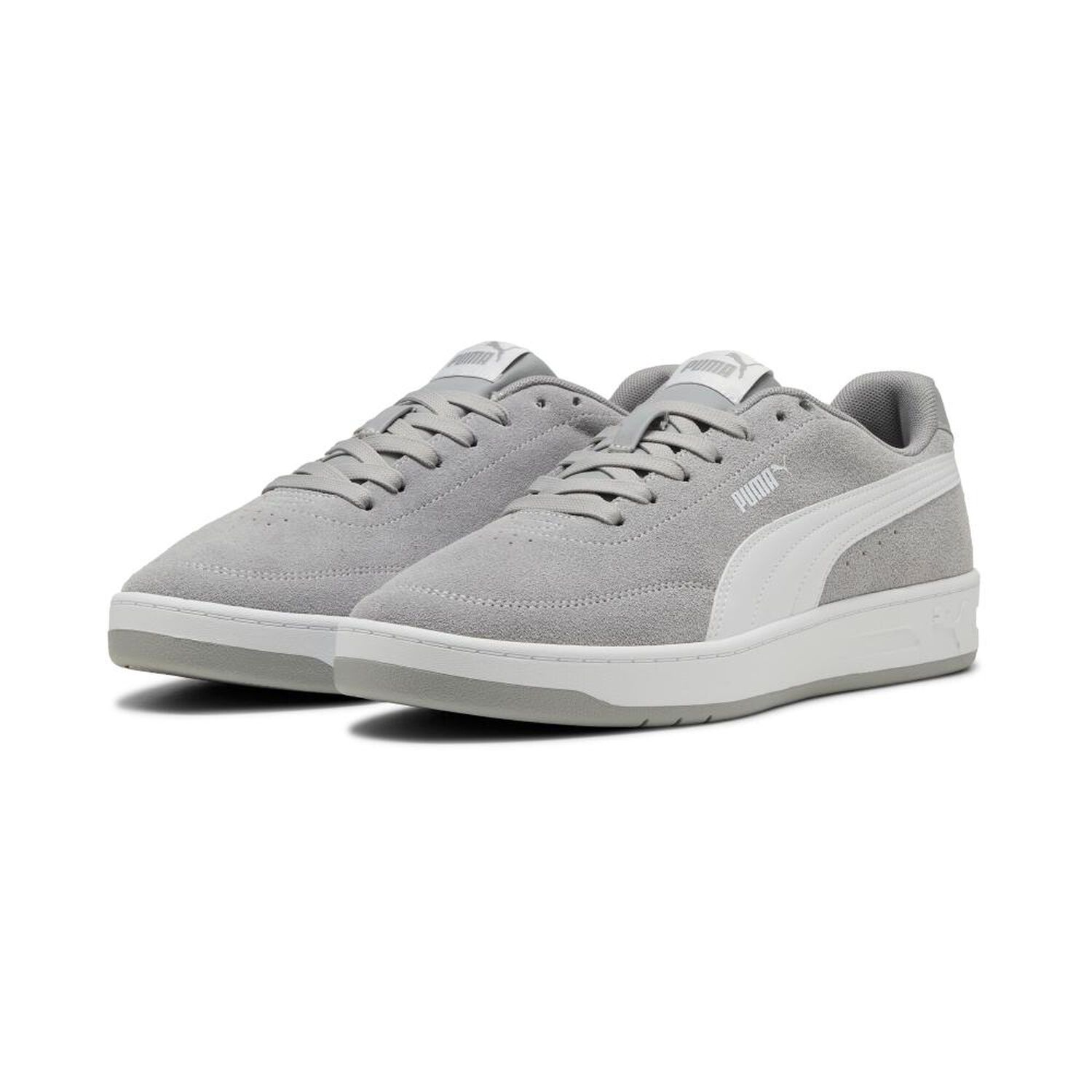 Zapatilla Urbana Hombre Puma Court Classic Clean Sd Gris image number 0.0