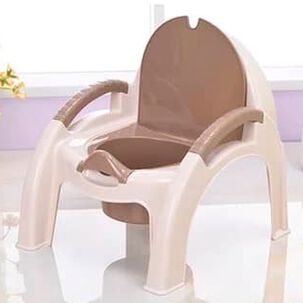 Silla Pélela De Plástico Portátil Con Espaldar Para Bebé