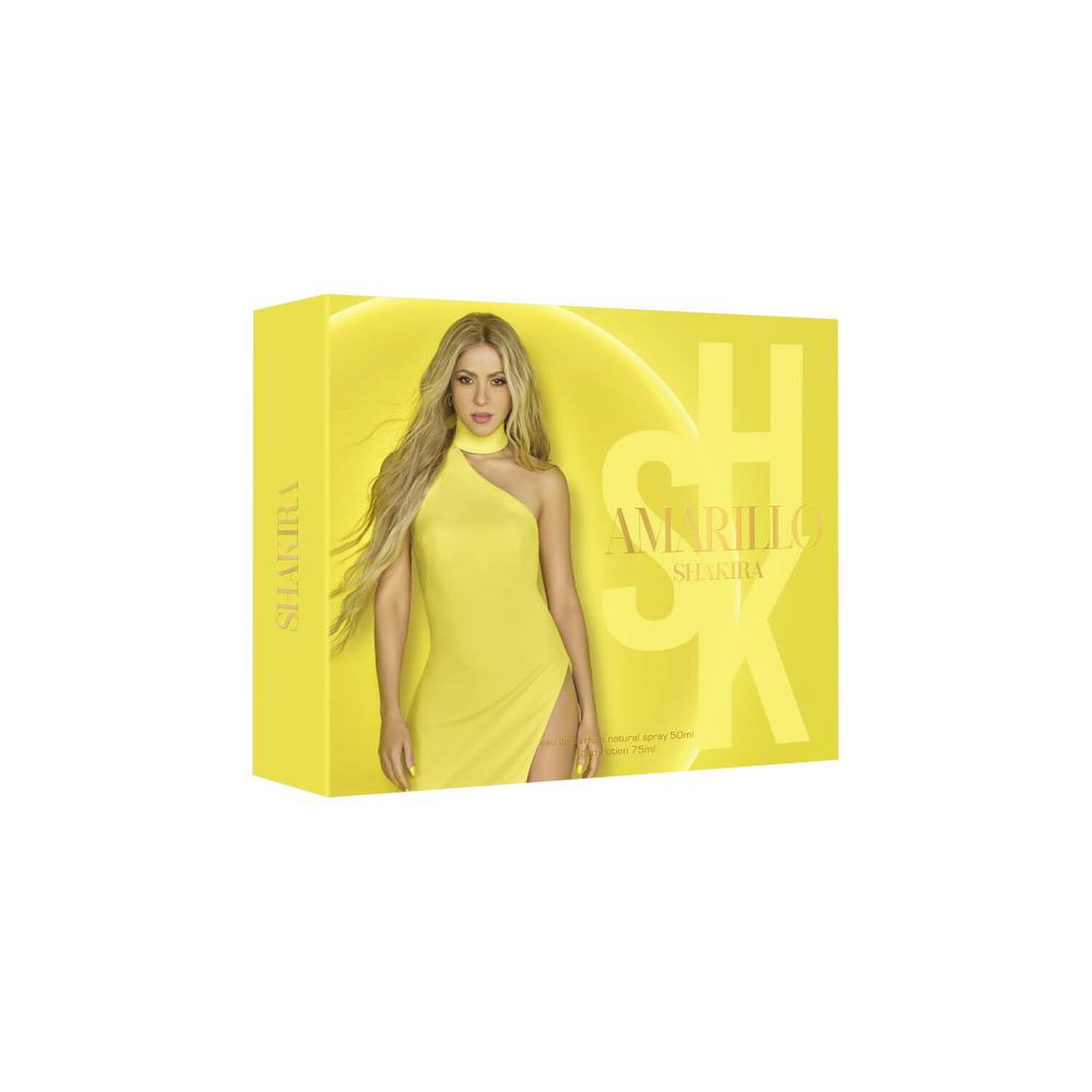 Shakira Mujer Estuche Amarillo Shakira Loci&oacute;n Corporal 75 Ml + Eau De Parfum 50 Ml image number 1.0