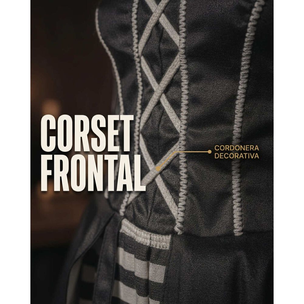 Disfraz Premium Blue Pirata Corsario Mujer image number 6.0