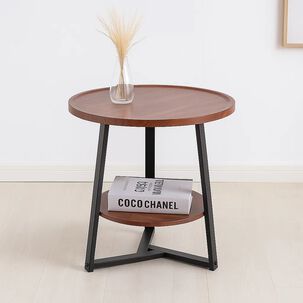 Mesa De Centro Trabajo Y Cafe - Madera Oscura Walnut Mesa De Centro Trabajo Y Cafe - Madera Oscura Walnut