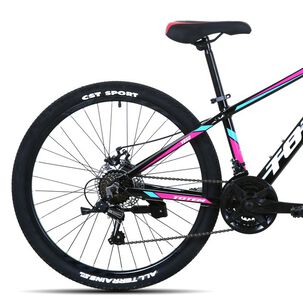 Bicicleta Totem Mtb Aro 26 Modelo Y650 Negro Rosa