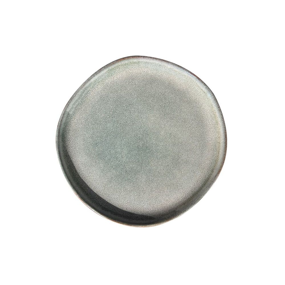 Set 6 Platos Redondo Ceramica 21 Cm Gris Linea Laos image number 0.0