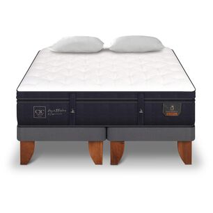 Cama Europea Cic Super Premium / King / Base Dividida + Almohadas