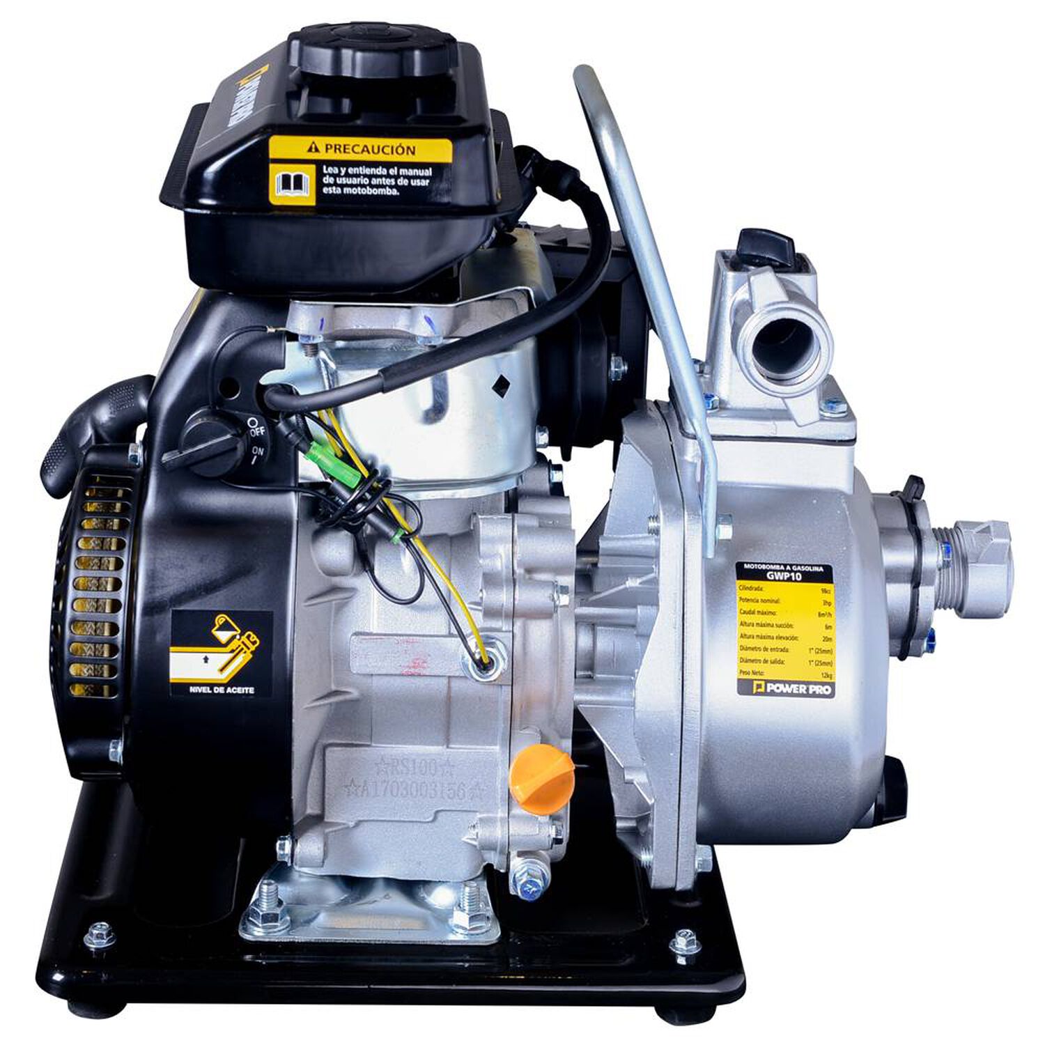 Motobomba 1" Gasolina 3hp image number 1.0