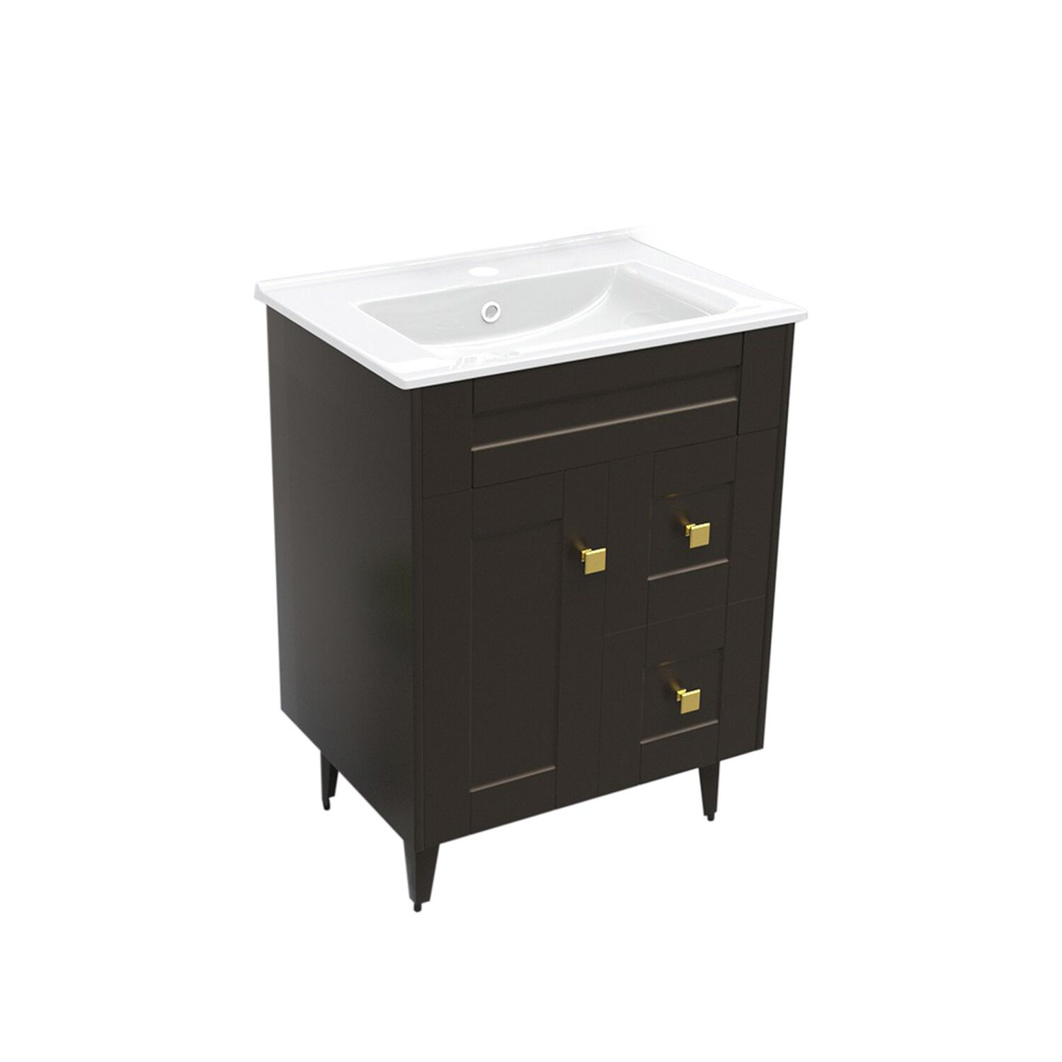 Kit Mueble Vanitorio Domsa Deluxe N60sk-caf&eacute; P 60x47x80cm image number 1.0