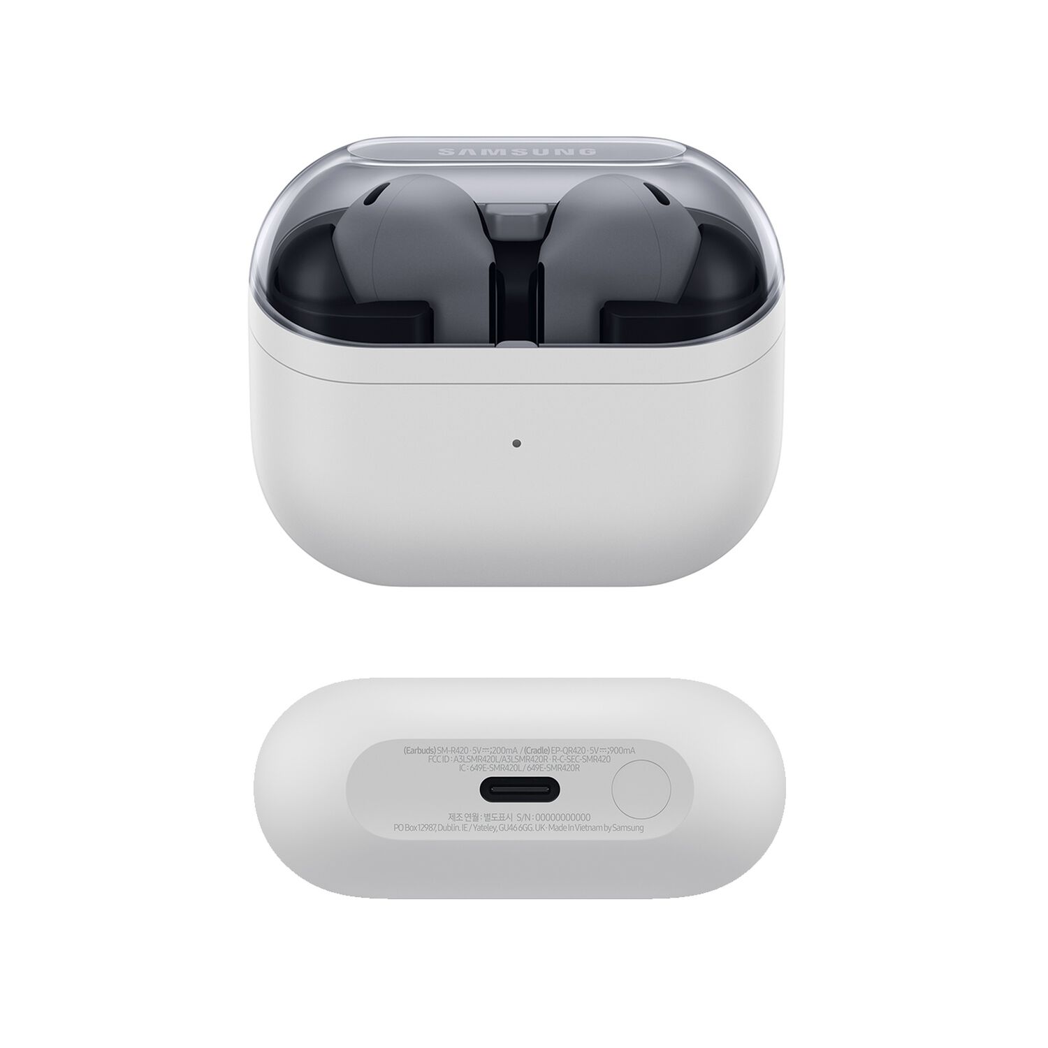 Galaxy Buds3 Fe Gris image number 3.0