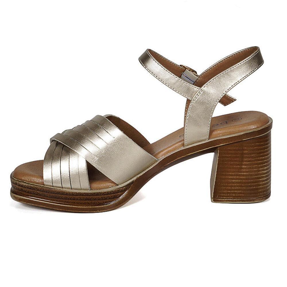 Sandalia Betzy Dorado image number 4.0