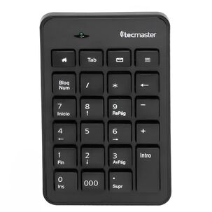 Teclado Num&eacute;rico Usb Profesional De Teclas Planas Tm-100504