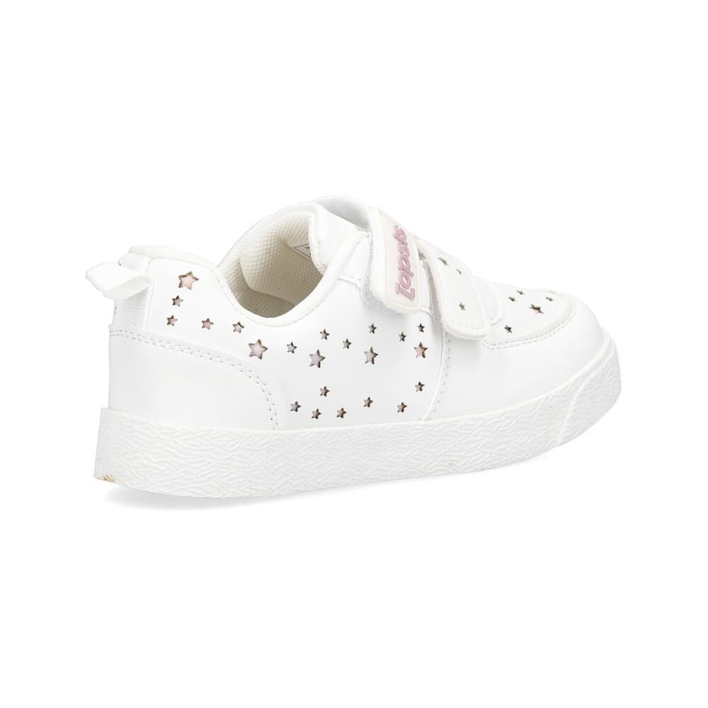 Zapatilla Infantil Niña Topsis White image number 3.0