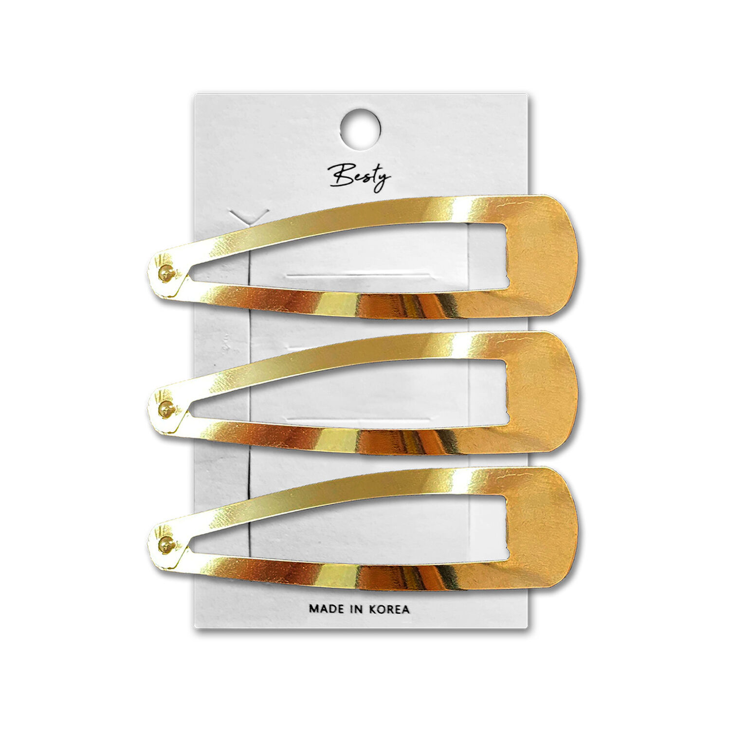 Set Clip Ovalado Besty Dorado 3u Dorado image number 0.0