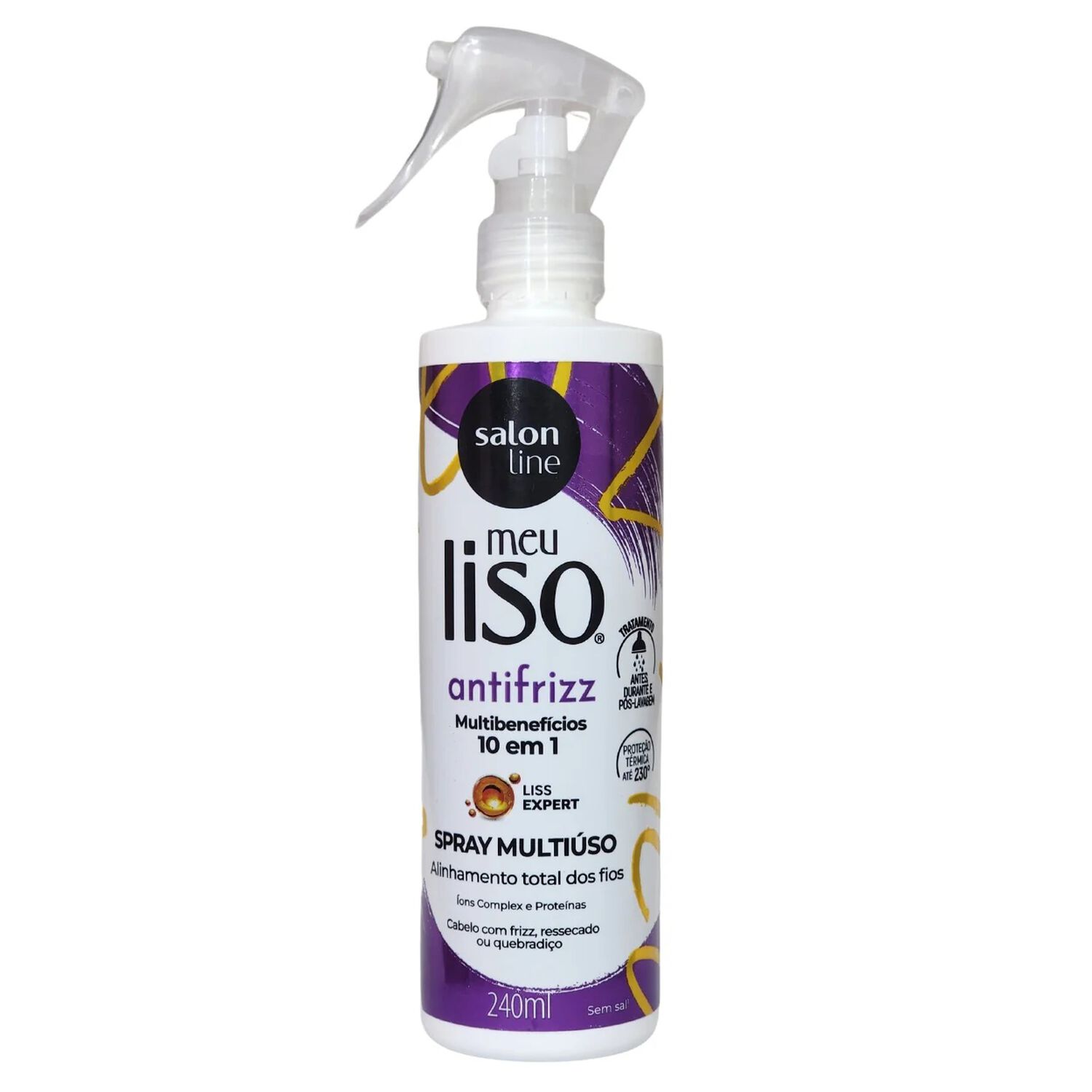Spray Multiuso Antifrizz Meu Liso 240 Ml Salon Line image number 0.0