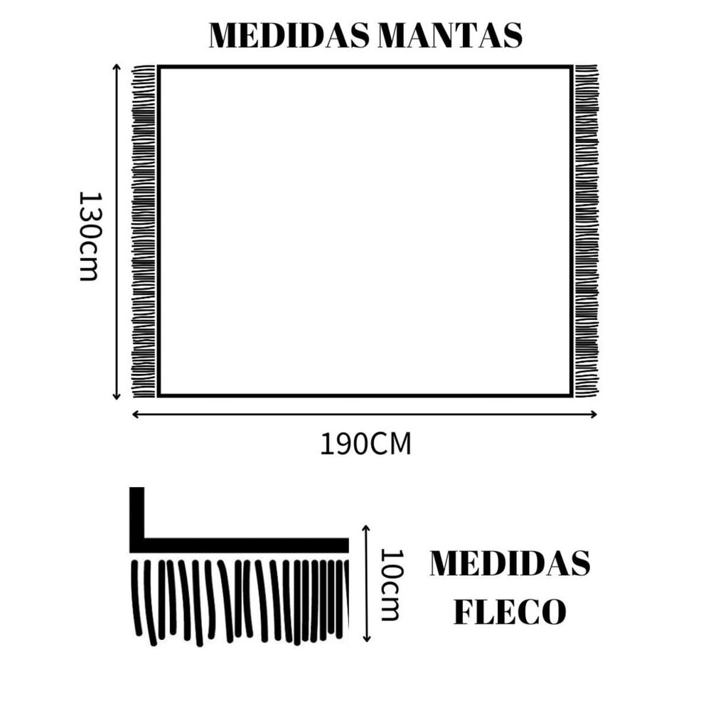 Manta Nordica Con Borlas Tejida Decorativa 130cm X 190cm Color Beige image number 4.0