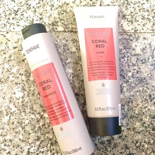 Shampoo Para Cabello Teñido Lakme Teknia Rojo Caoba 300ml