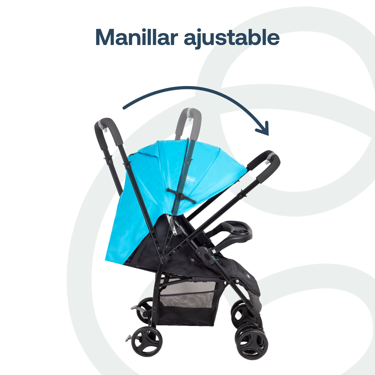 Coche Travel System Go Lite Azul image number 4.0