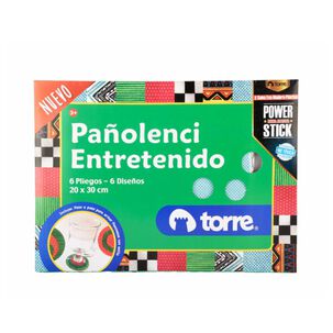 Pañolenci Entretenido 6 Pliegos / 6 Diseños 20x30cms - Torre