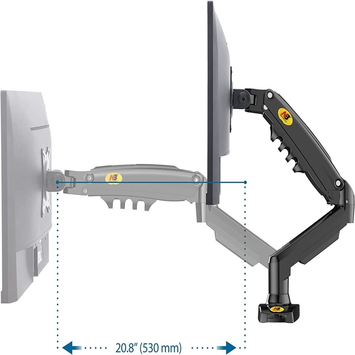 Base Escritorio Soporte Televisor Monitor 17 -30 2-9kg F80 image number 7.0