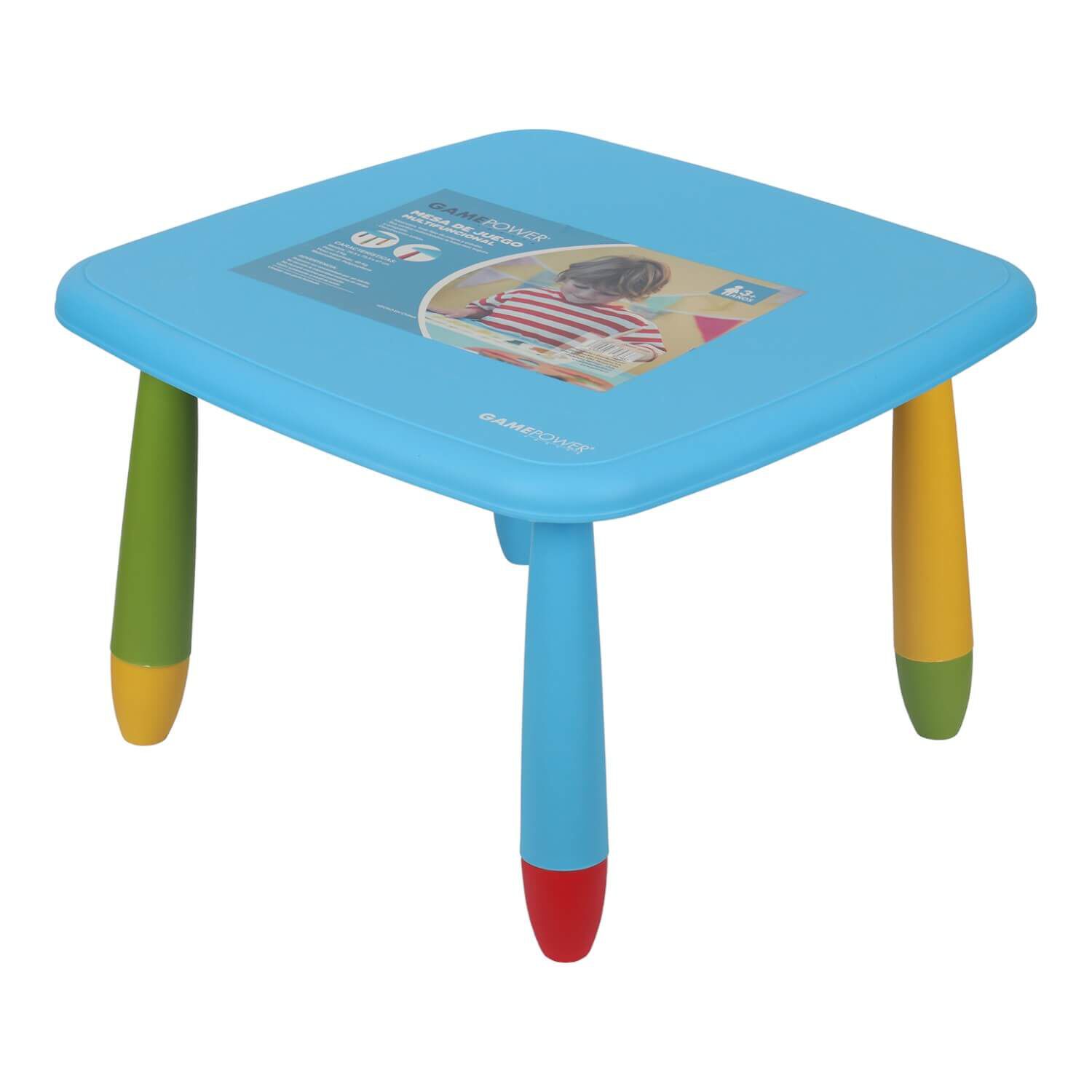 Mesa De Juego Infantil Para Ni&ntilde;os 47x70x70 Cms Gamepower image number 0.0