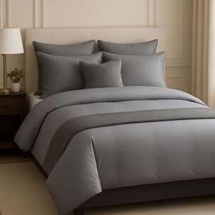 Plumón King Algodón Egipcio 300 Hilos Gris