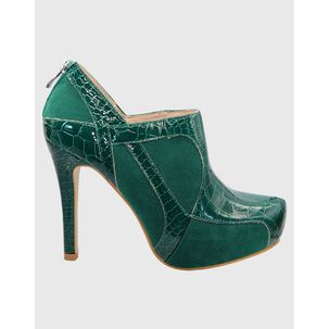Botin Taco Aguja Verde