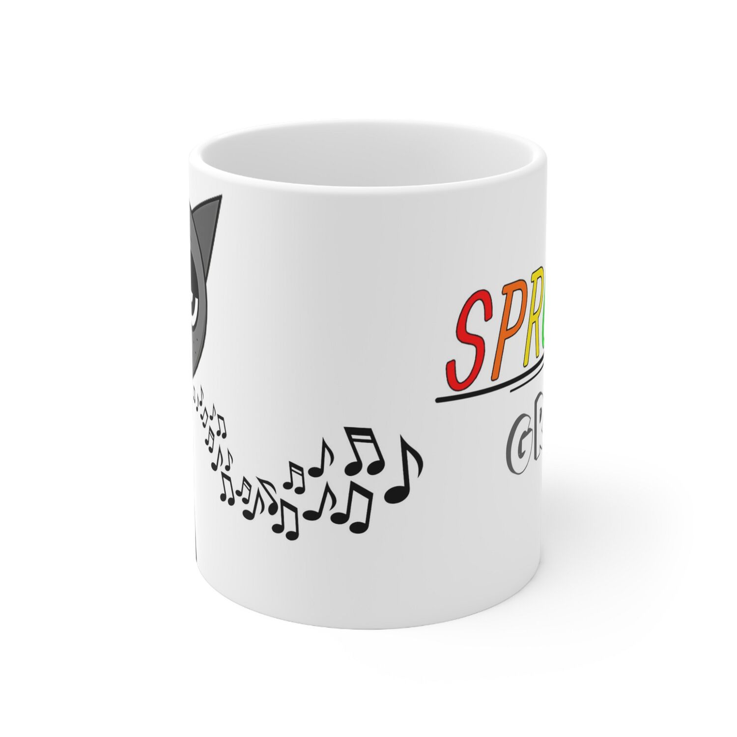 Taza Sprunki Gray - Personaje Incredibox Cer&aacute;mica Blanca image number 1.0
