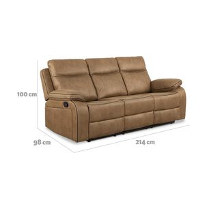 Juego De Living Reclinable Cic Sevilla / 3 Cuerpos + 1 Cuerpo