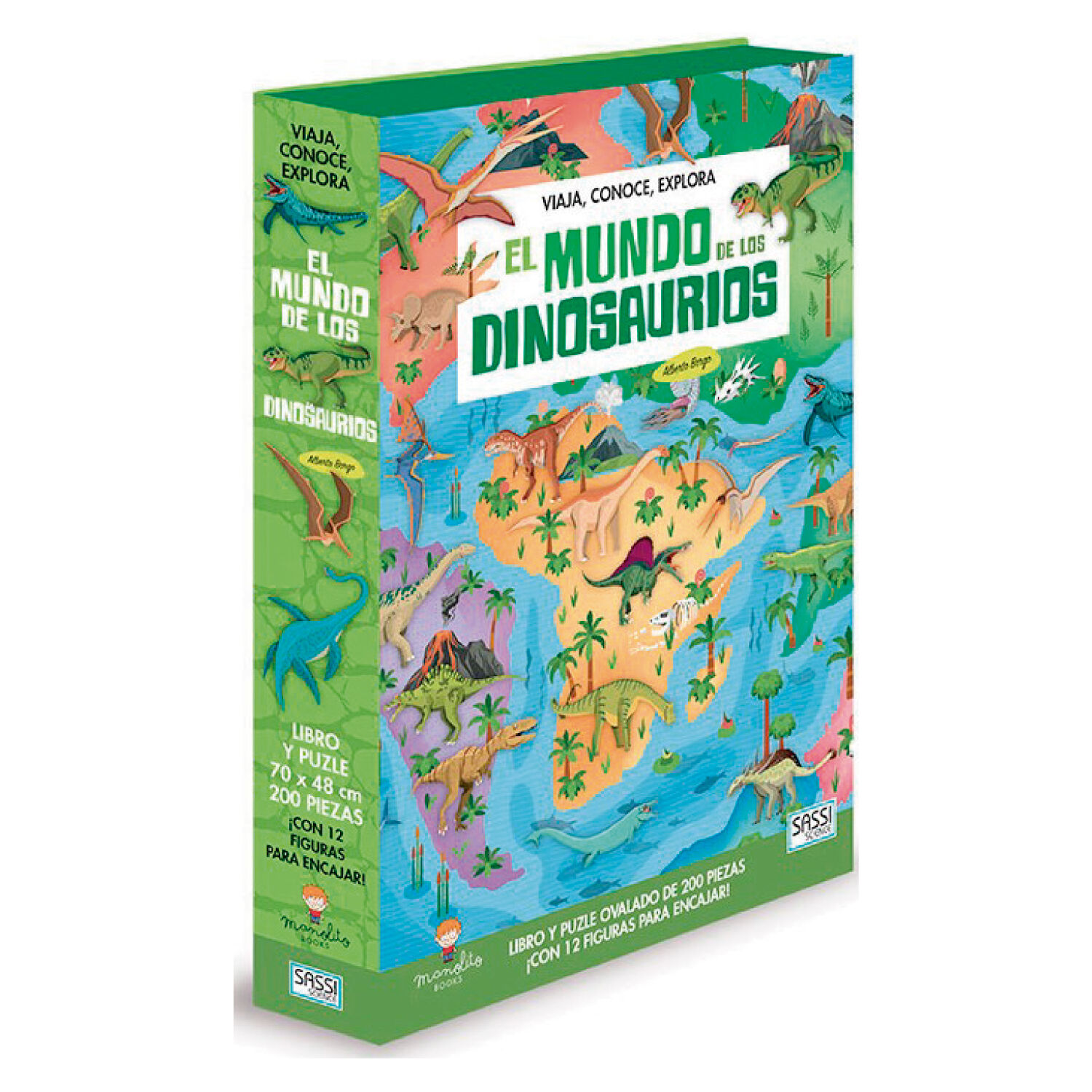 Libro Y Puzzle El Mundo De Los Dinosaurios image number 0.0