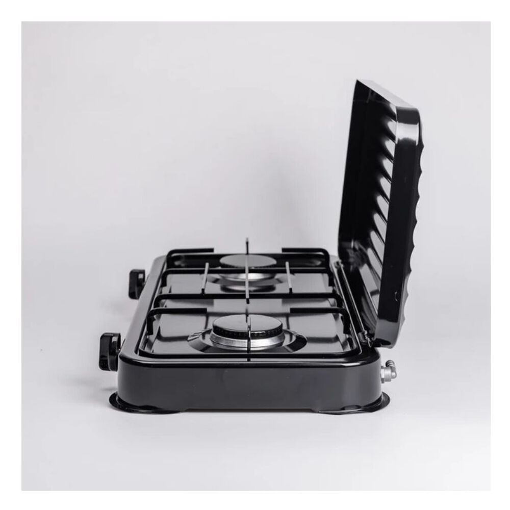 Encimera A Gas Sobremesa Sokany 2 Platos Portatil image number 2.0