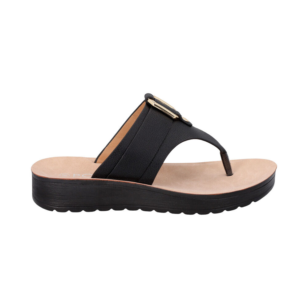 Sandalia Mujer Negro Sole Police image number 3.0