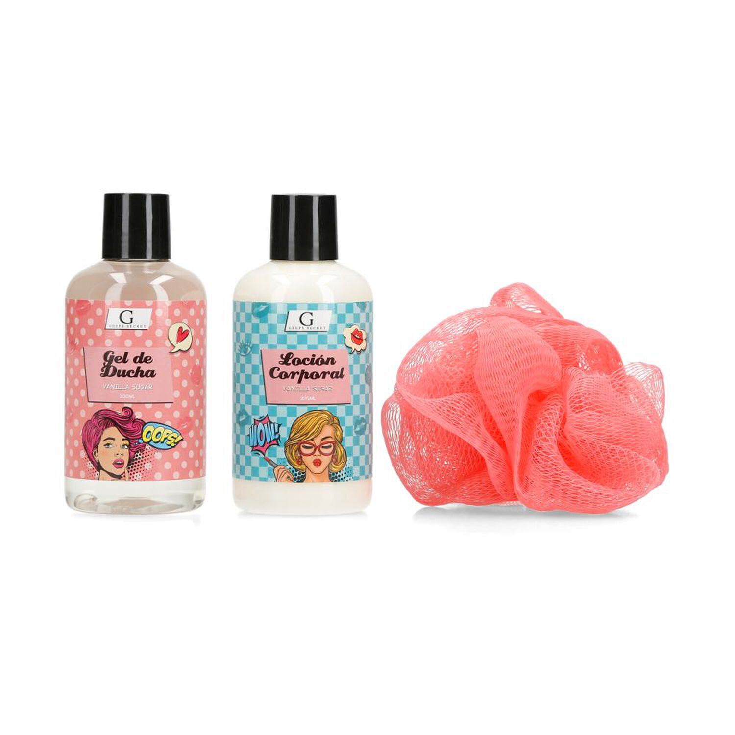 Set De Spa Retro Vanilla Sugar Geeps Secret / 2 x 200 Ml image number 1.0