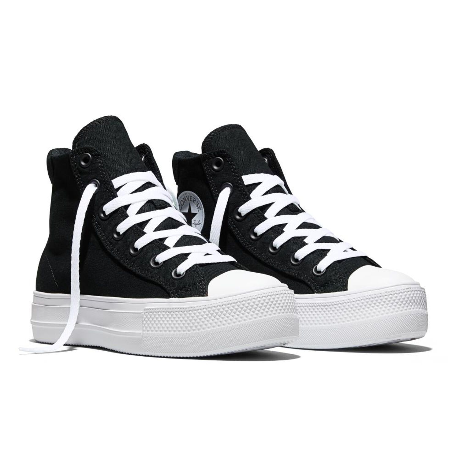 Zapatilla Urbana Mujer Converse Day One Platform Negro image number 3.0