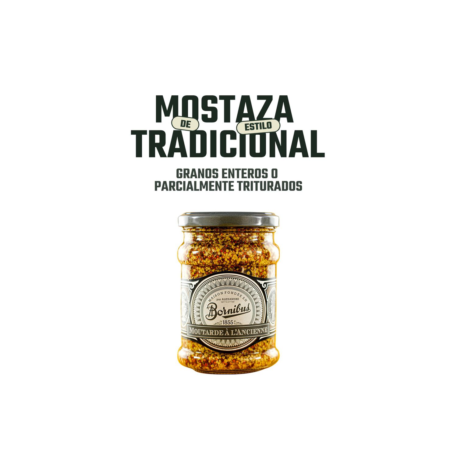 Mostaza Grano Entero Bornibus 1 X 245 Gr image number 2.0