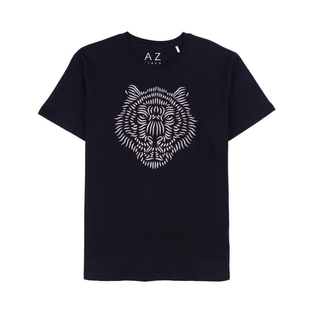 Polera Hombre Az Black image number 0.0