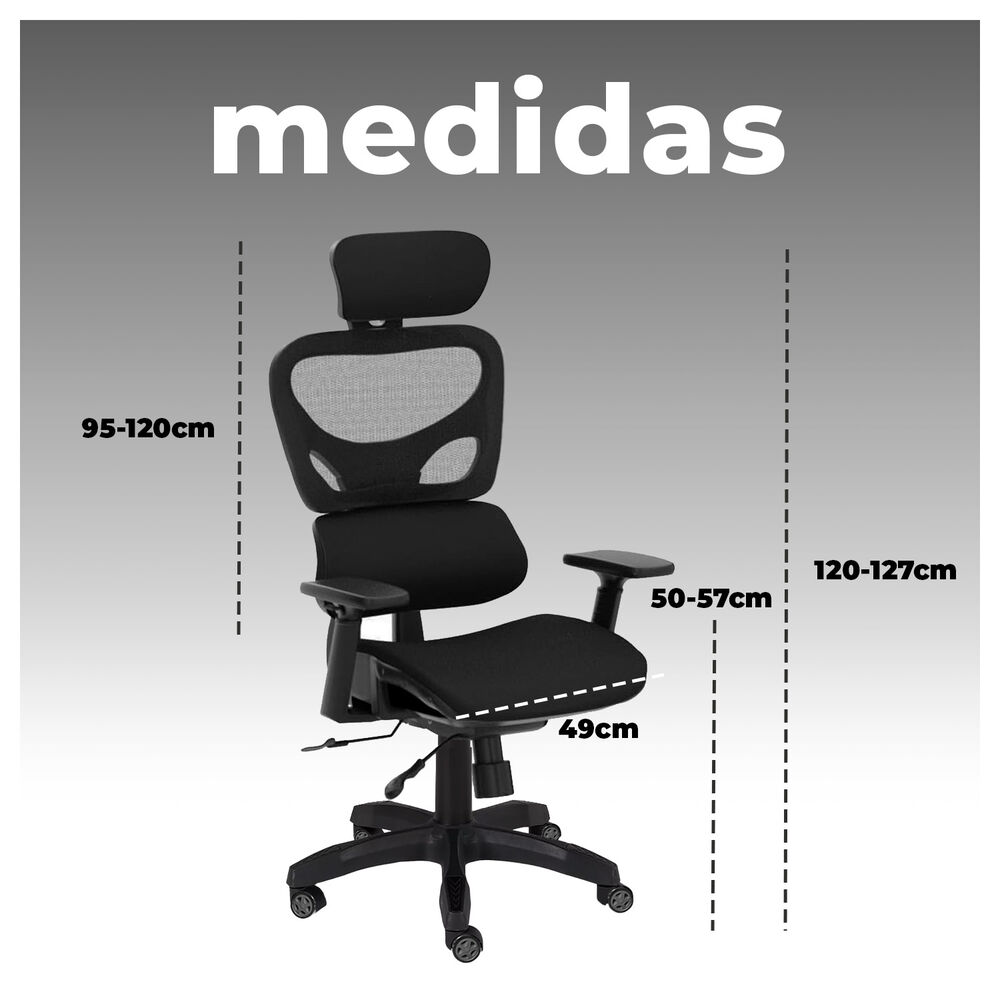 Silla Ejecutiva Ergon&oacute;mica Comodidad Y Dise&ntilde;o Moderno image number 5.0