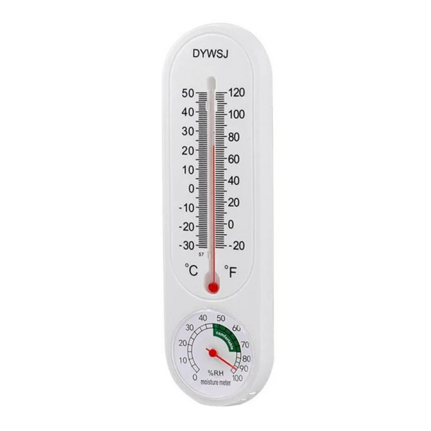Termometro Ambiental Higrometro Para Pared Temperatura Humedad image number 2.0
