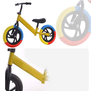 Bicicleta Equilibrio Sin Pedales Infantil Aprendizaje Amarilla
