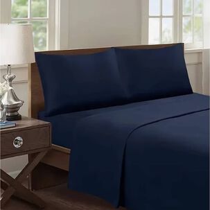 Juego De S&aacute;banas 1.5-188 Hilos Azul