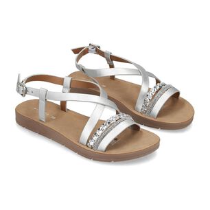 Sandalia Mujer Kimera Silver