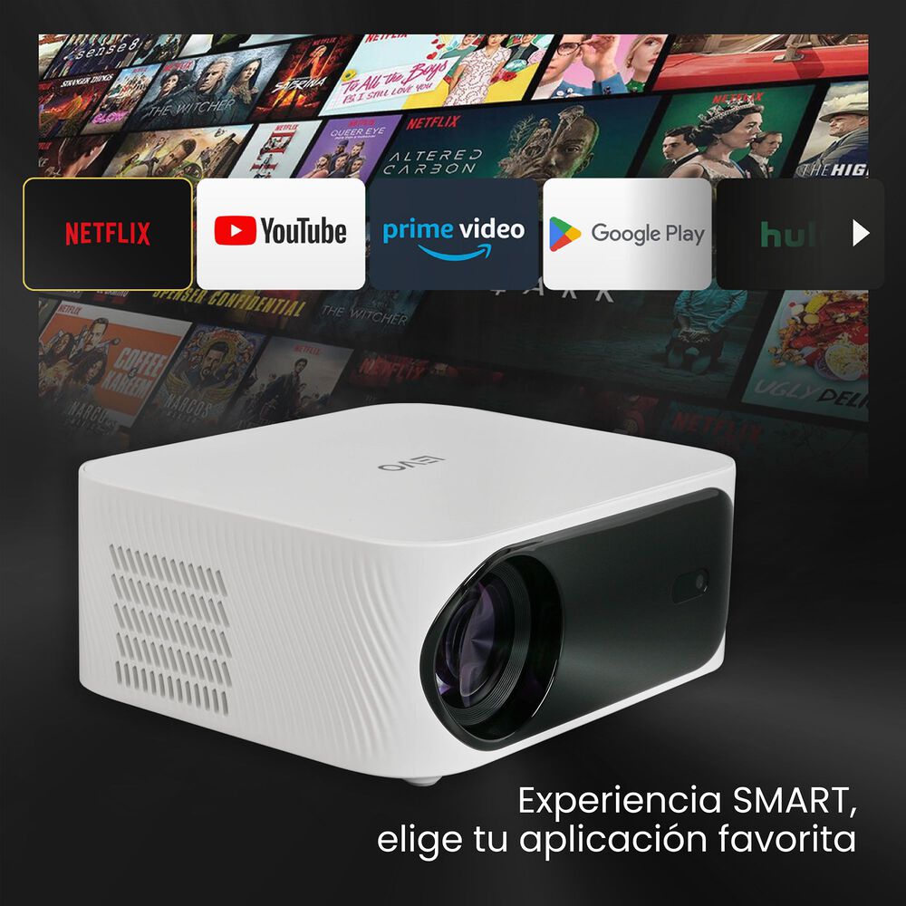 Proyector Portatil Smart Orion 12000lm Wifi Bt Android Levo image number 2.0