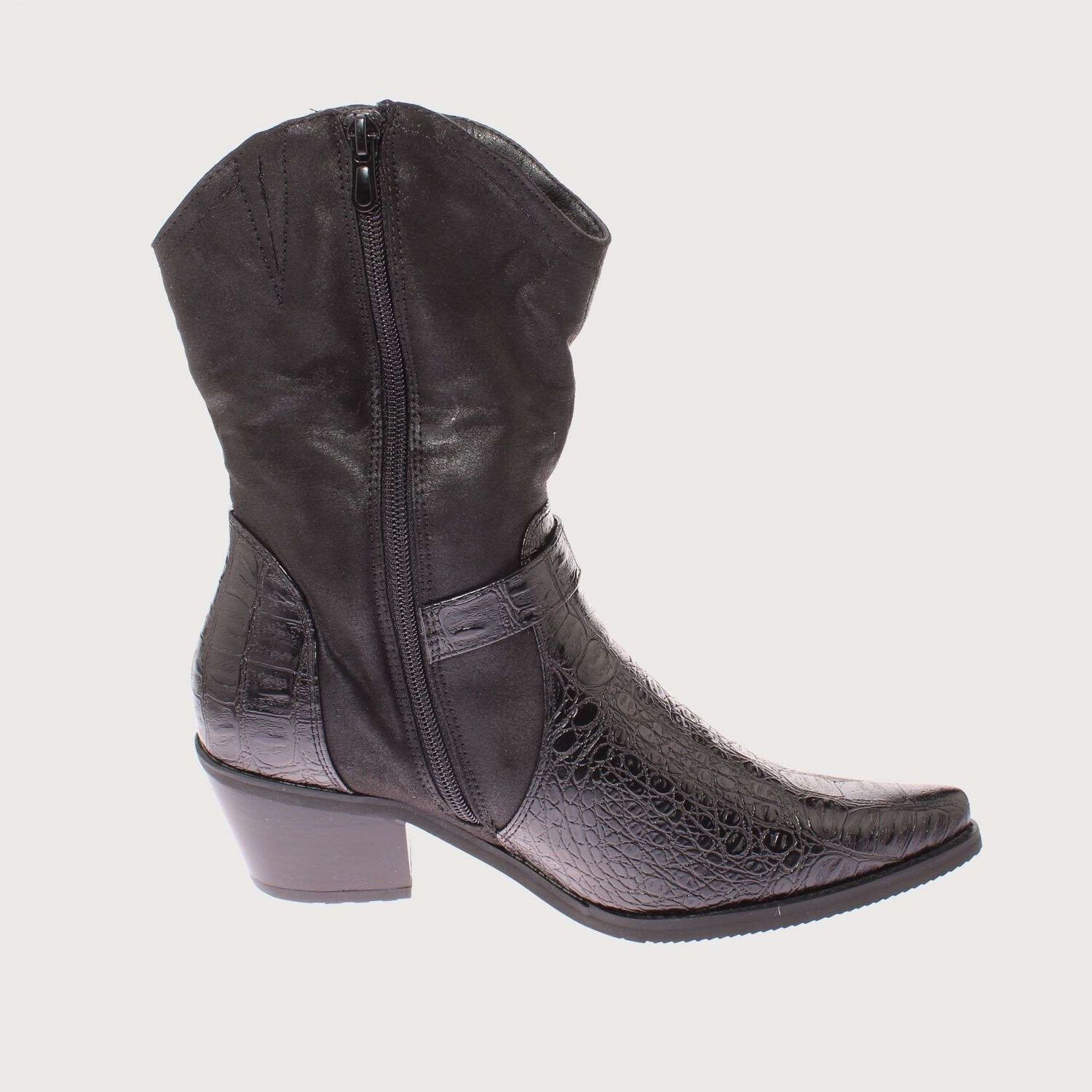 Bota Vaquera Negro Via Franca Art. 52107black image number 3.0